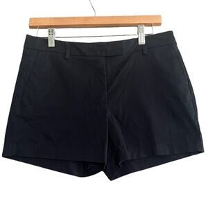 Ann Taylor Womens Shorts Size 6 Navy Devin Fit City Short Flat Front